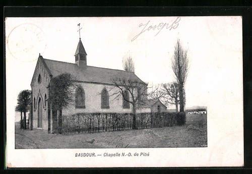 Cpa baudour chapelle d - baudour,,