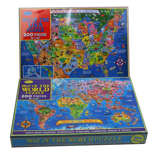 200 pièces puzzle - puzzle, états-unis
