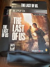 The Last Of Us PS3 GameStop Promo Oversize Display Box 2013