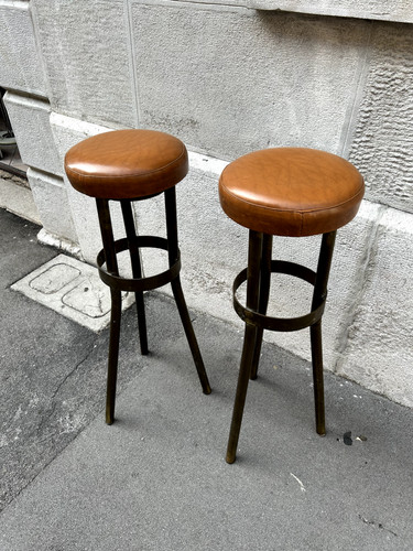 Couple tabourets 50s italian - 50s,