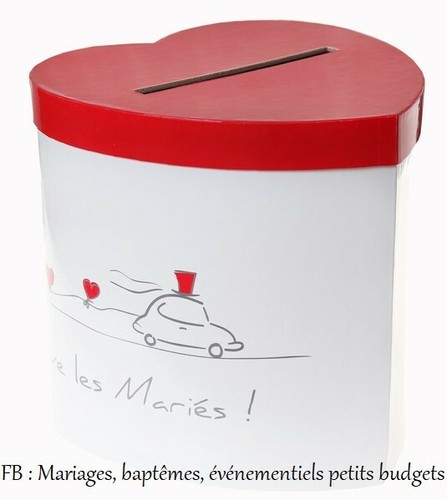 Urne neuve mariage - de, rouge