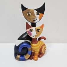 Goebel Rosina Wachtmeister Cats “Romeo & Julia” Large 7” Figurine Vintage