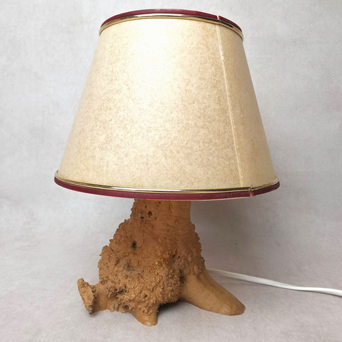 Lampe bois noueux broussin - noueux,