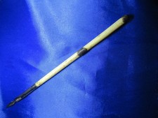 ANCIEN PORTE-PLUME EN OS et décors Argent-