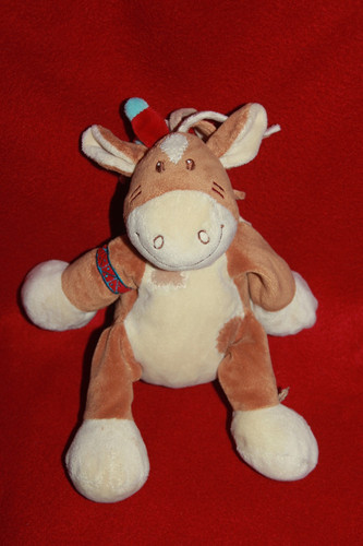 Doudou peluche noukie cheval - doudou,
