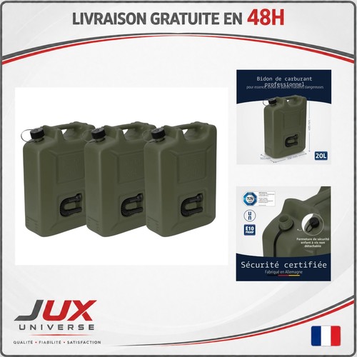 Lot bidons carburant l - 3, 20