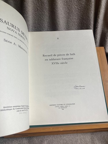 Recueil pièces luth en - recueil,
