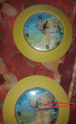 Horloge disney roi lion - le,