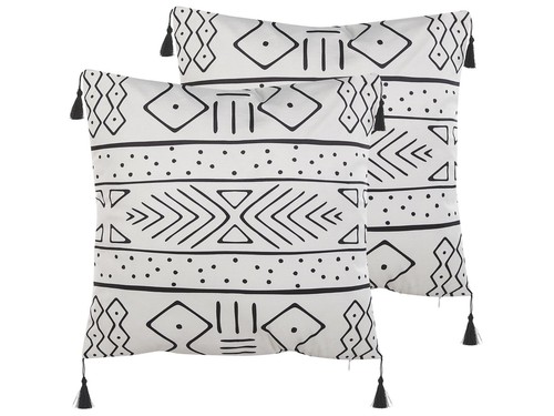 Beliani lot 2 coussins - de,