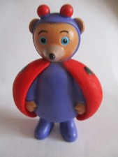 Little Brown Bear Girl Figurine "At Carnival"