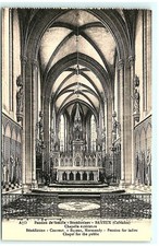 S02-0766, PENSION DE FAMILLE, BENEDICTINES, BAYEUX, **VINTAGE POSTCARD.