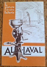 Circa 1930 Advertising ALFA-LAVAL Stainless Bowl Skimmer