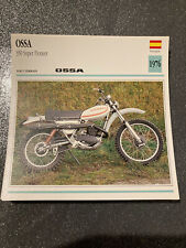 CARTE FICHE MOTO collection