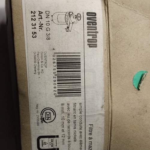 Oventrop filtre mazout dn - filtre,