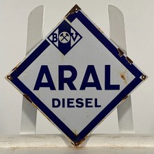 Plaque émaillée Aral - 42 x