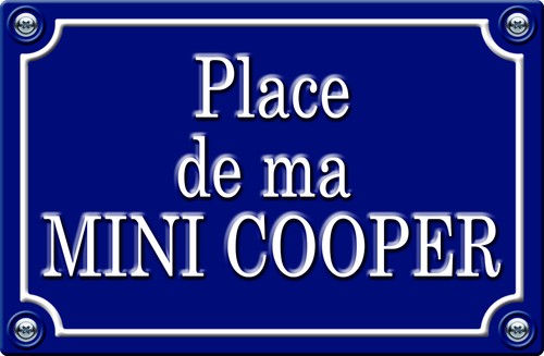Place mini cooper - de, 29cm