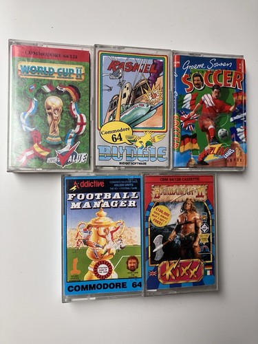 Commodore tape bundle games - commodore,