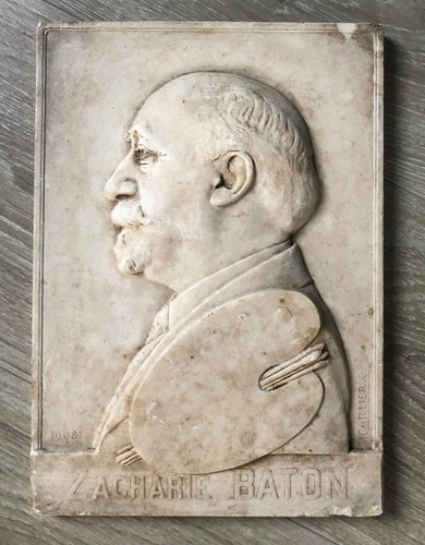 Bas relief plaque - plaque, plâtre