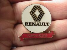 RENAULT PIN BADGE CLASSIC CAR GRAND PRIX LE MAN F1 MOTORSPORT RACING SPORT
