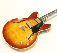 Guitare électrique semi creuse (YAMAHA) SA-2200 Sunburst Gold Hardware Made i...