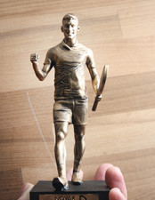 Novak Djokovic sculpture