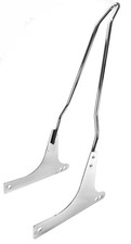 Sissybar New Old School 220-250 mm compatible avec Harley-Davidson Chromée