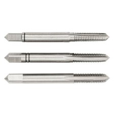 TARAUDS HSS 3 PASSES - JEU DE 3 TARAUDS - taraudshssjeu : 3 X 50