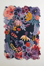 Jardin - Blue, Hand-Tufted Wool & Viscose Soft Area Rug Carpet