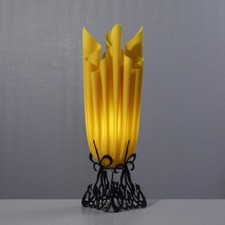 Georgia Jacob Vintage Metal & Resin Lamp Postmodern Design 1990s France