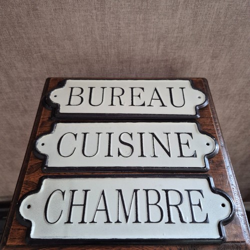 Plaques porte vintage - de,