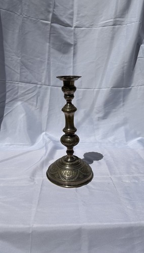 Pied lampe argenté style - pied,