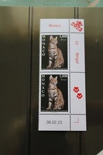 MONACO 2023 CHAT CAT KATZEN BENGAL PETS CHAT DU BENGAL NEUF MNH