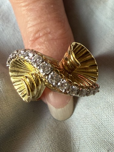 Bague carats diamants - or,