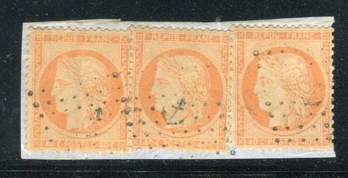 Fragment lettre avec trois - de,