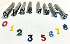 Insignes Chiffres modèle 1914 en drap 20mm pattes de col France 14-18 et 1940