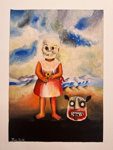 Frida kahlo dessin sur papier - sur,