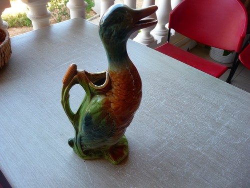Pichet canard barbotine - canard,