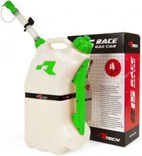Bidon De Carburant 15 Litres Racetech Cross Enduro Motard Kart Auto Tappo Vert