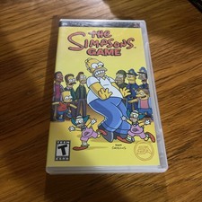 The Simpsons Game (Sony PSP, 2007) Portable Adventure | Good Condition