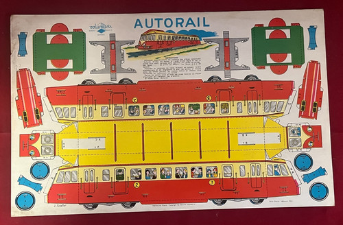 Autorail planche à - ,