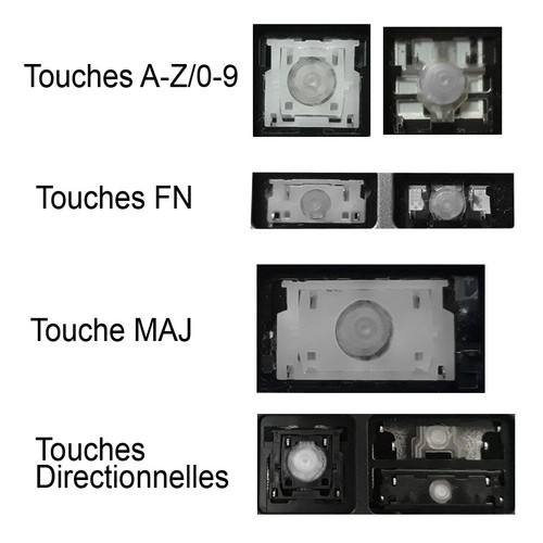 Touche clavier français - touche,