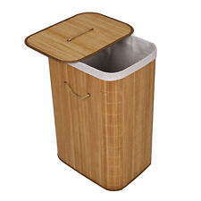 Panier à linge en Bambou 72L