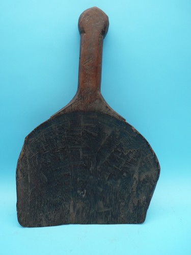 Ancien plat assiette bois - /assiette,