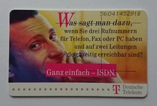 Carte de Téléphone Telefonwertkarte à Collectionner 50 DM Télécom Rnis Fax PC