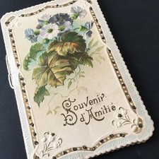 Carte Carnet Ancien 1900