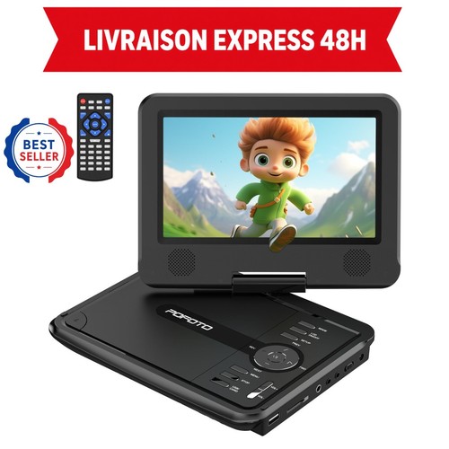 Lecteur dvd portable pofoto - dvd,