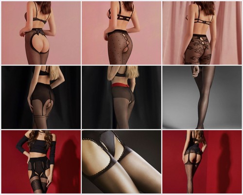 Collant ouvert grande taille - ouvert,