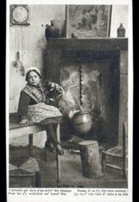 CHATEAUROUX (36) GIRL AT DADDY'S PARTY / CLOCK & FIREPLACE BERRICHONNE