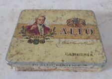 Old metal box tobacco cigarillos ALTO Gardenia France vintage vtg