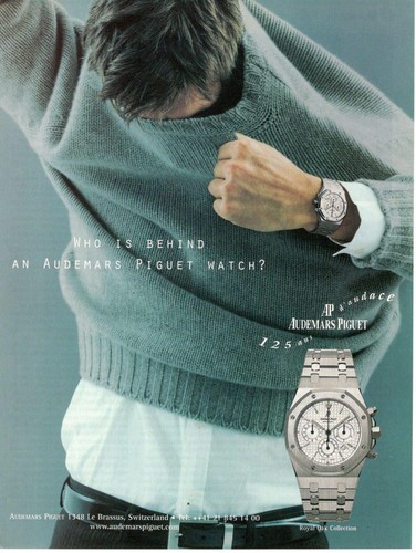 Audemars piguet publicité - audemars,